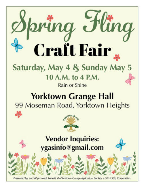 Spring Fling Craft Fair Flyer
