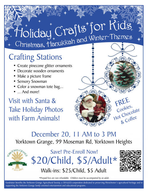 Holiday Crafts Flyer